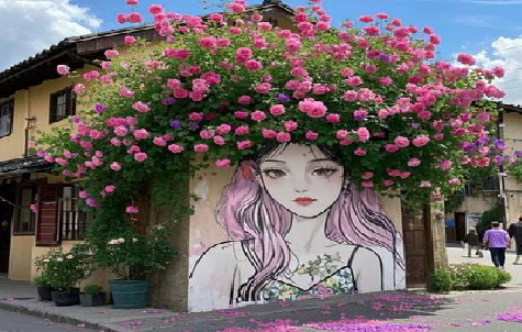 神木怎么设计网红打卡墙绘