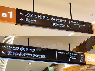 神木如何通过商场标识牌引导客流分布？